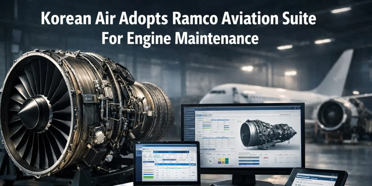 Korean Air Adopts Ramco Aviation Suite For Engine Maintenance