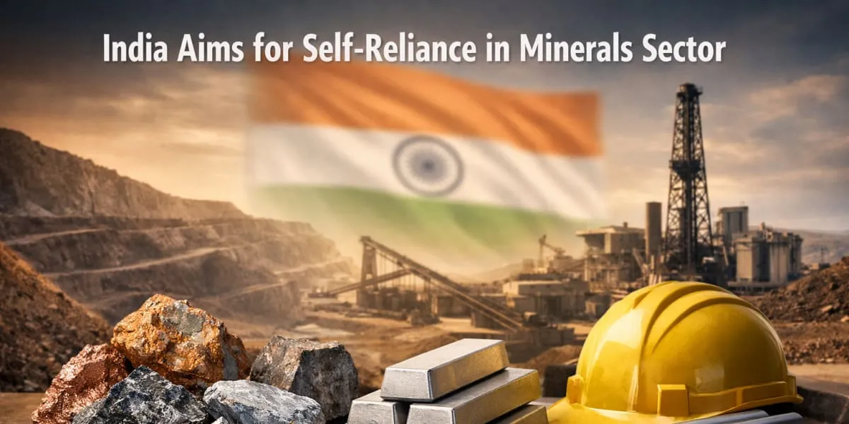 Centre Aims to Make India Self-Reliant in Minerals Sector