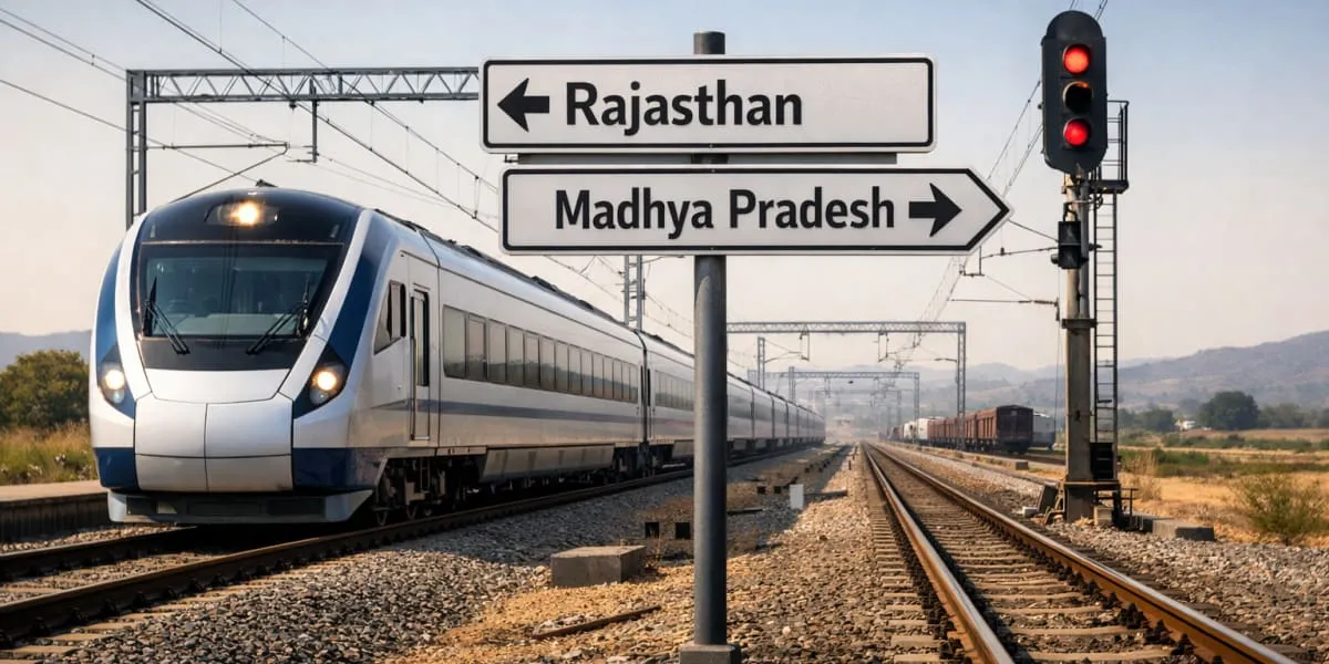 276 km Railway Line Links Rajasthan and Madhya Pradesh