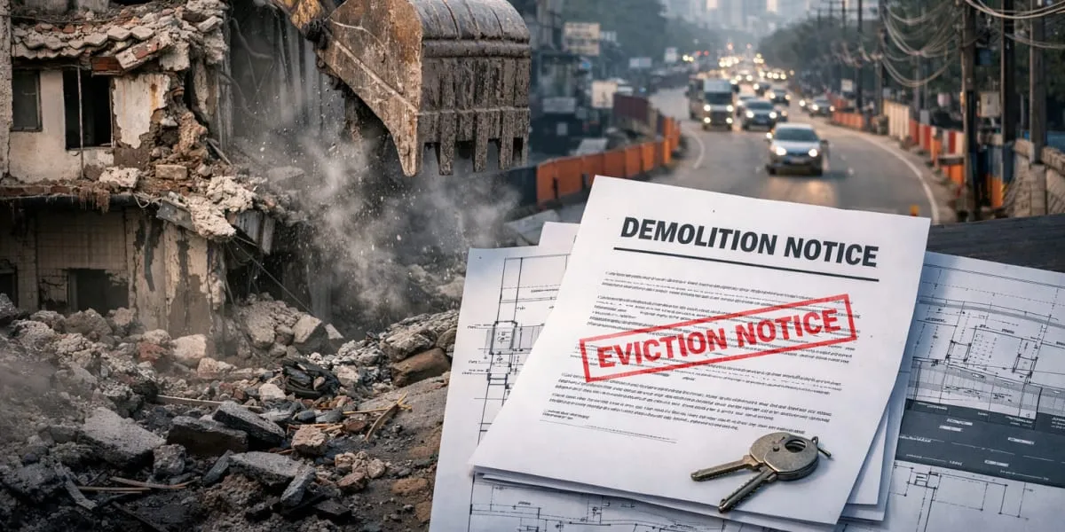 502 Structures To Be Razed Along S V Road In Andheri