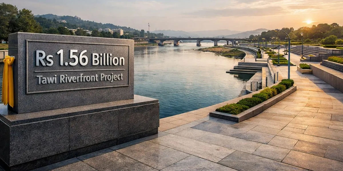 Lieutenant Governor Dedicates Rs 1.56 Billion Tawi Riverfront Project