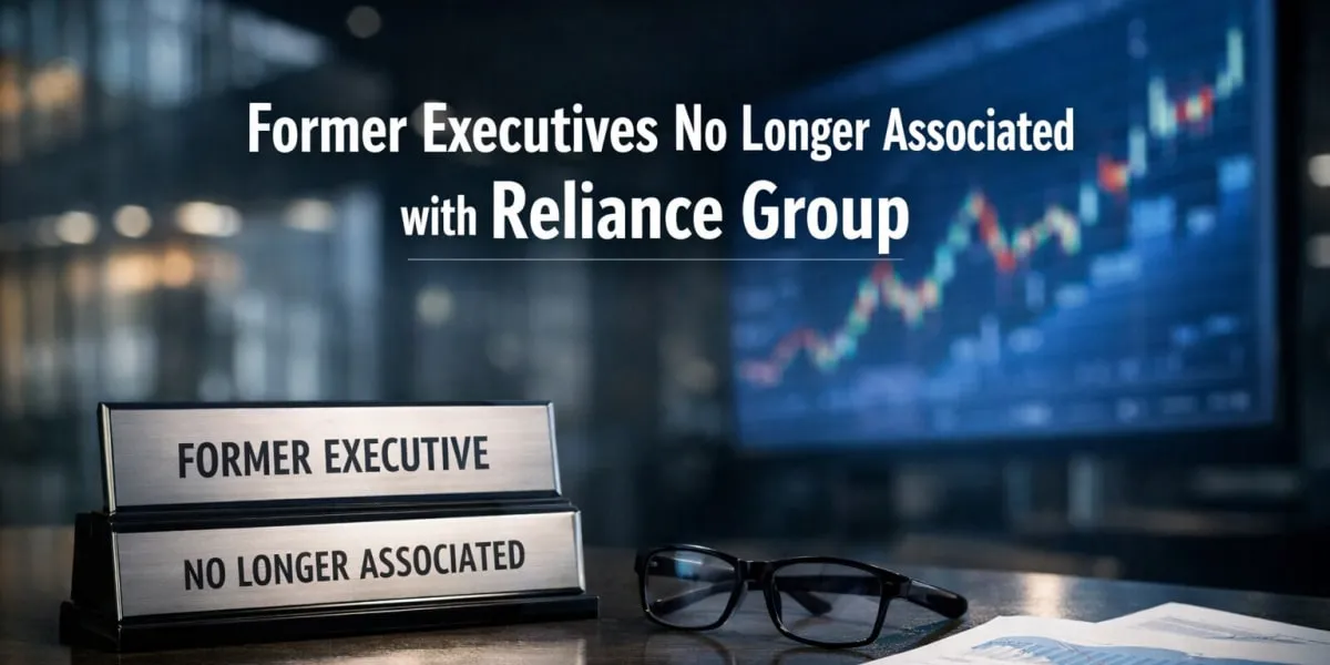 Reliance Group Clarifies Former Executives No Longer Associated