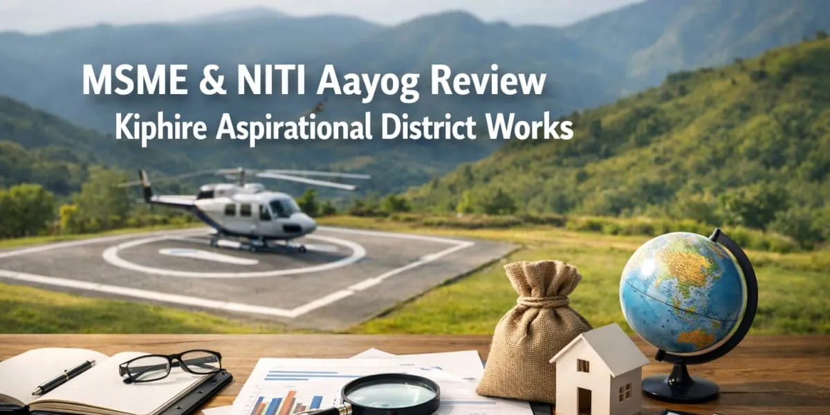 MSME and NITI Aayog Review Kiphire Aspirational District Works