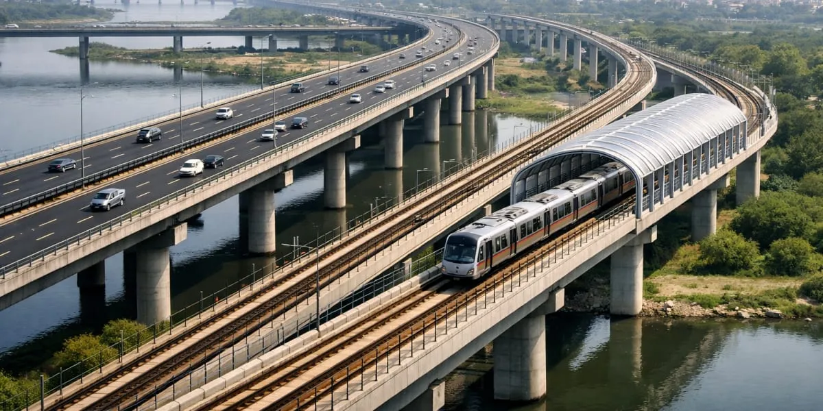 Delhi Plans 19.2 km Yamuna Elevated Road and Metro Expansion
