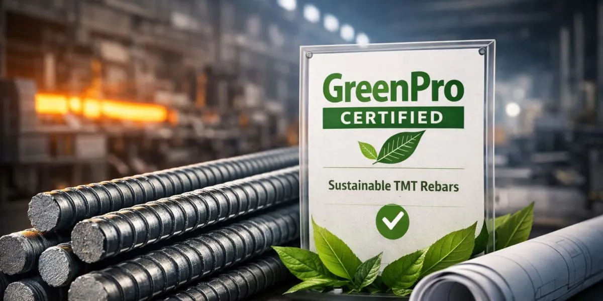 Rathi Steel Gains GreenPro Certification For Sustainable TMT Rebars