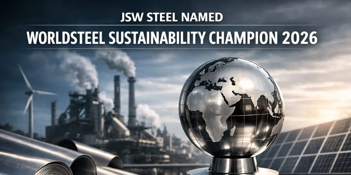 JSW Steel Named Worldsteel Sustainability Champion 2026