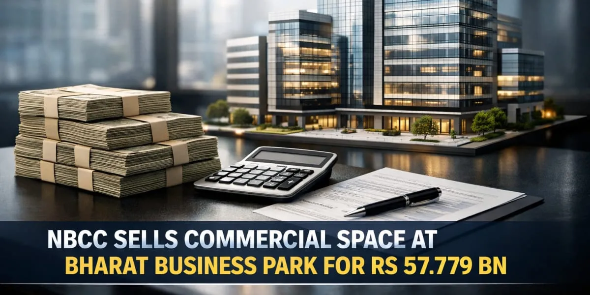 NBCC Sells Commercial Space At Bharat Business Park For Rs 57.79 bn
