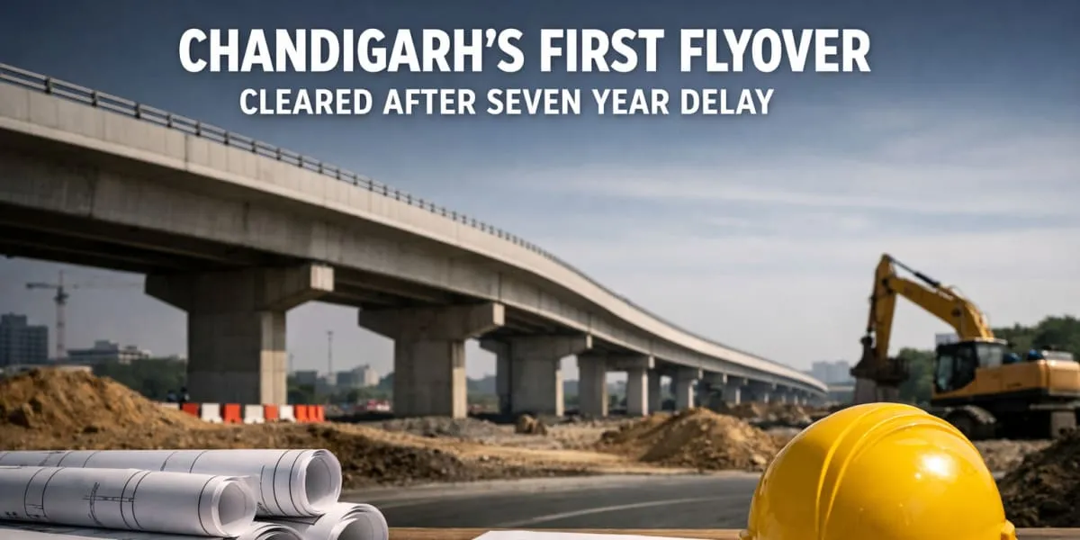 Chandigarh First Flyover Cleared After Seven Year Delay