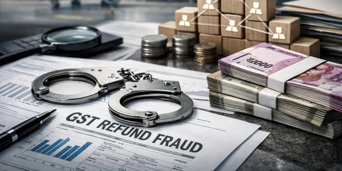 DGGI Ahmedabad Unit Arrests Mastermind Of Major GST Refund Fraud