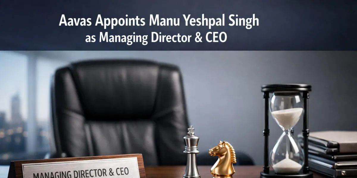 Aavas Appoints Manu Yeshpal Singh as Managing Director and CEO
