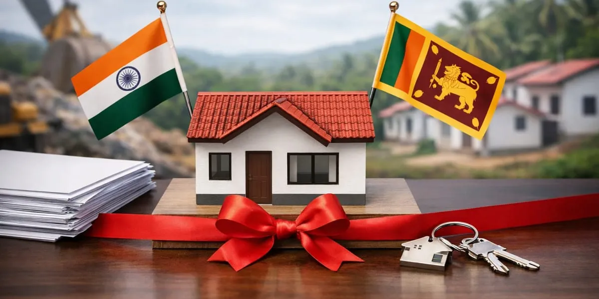 VP Hands Over Final Houses Under Indian Housing Project In Sri Lanka