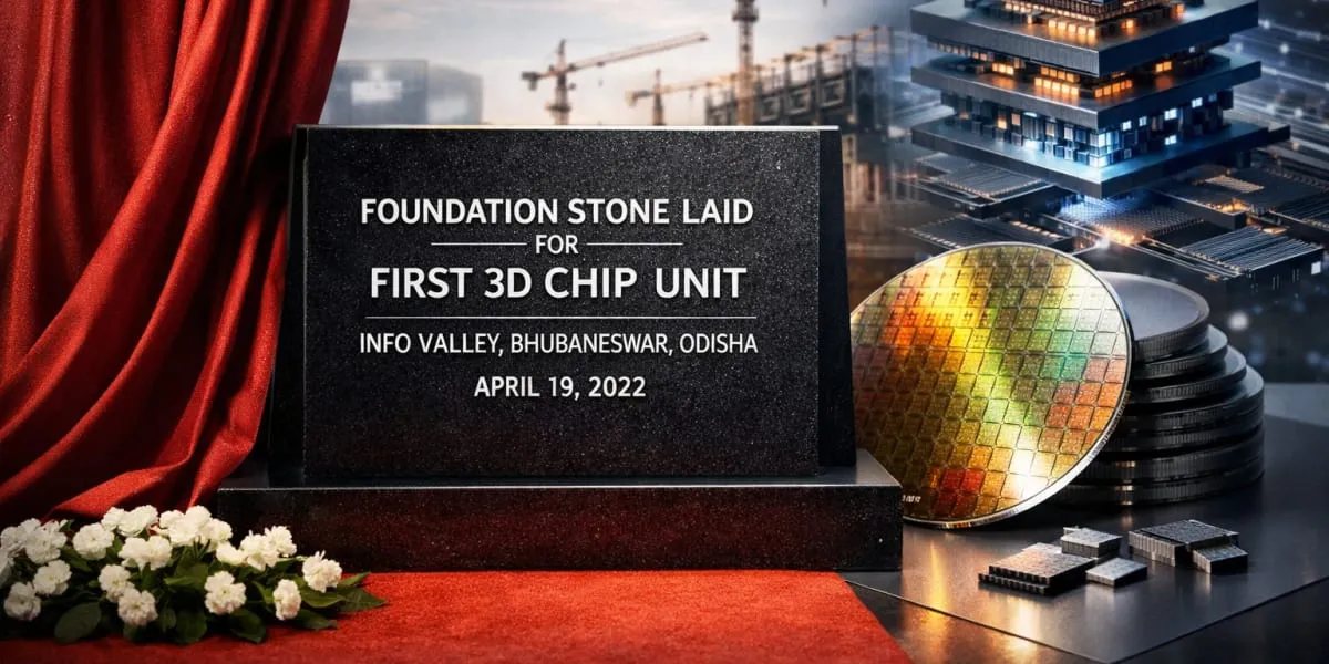 Foundation Stone Laid For First Three-Dimensional Chip Unit In Odisha