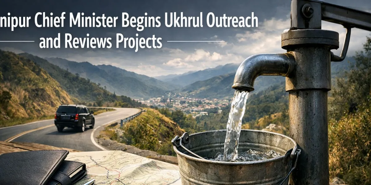 Manipur Chief Minister Begins Ukhrul Outreach and Reviews Projects