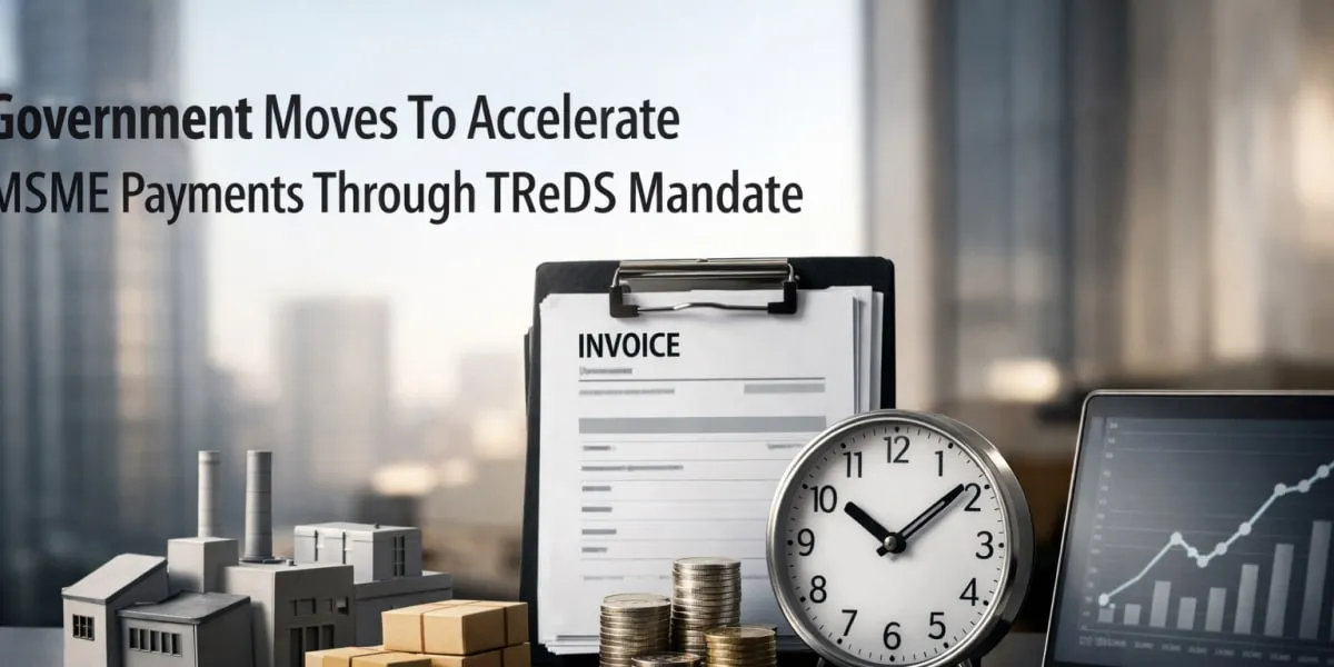 Government Moves To Accelerate MSME Payments Through TReDS Mandate