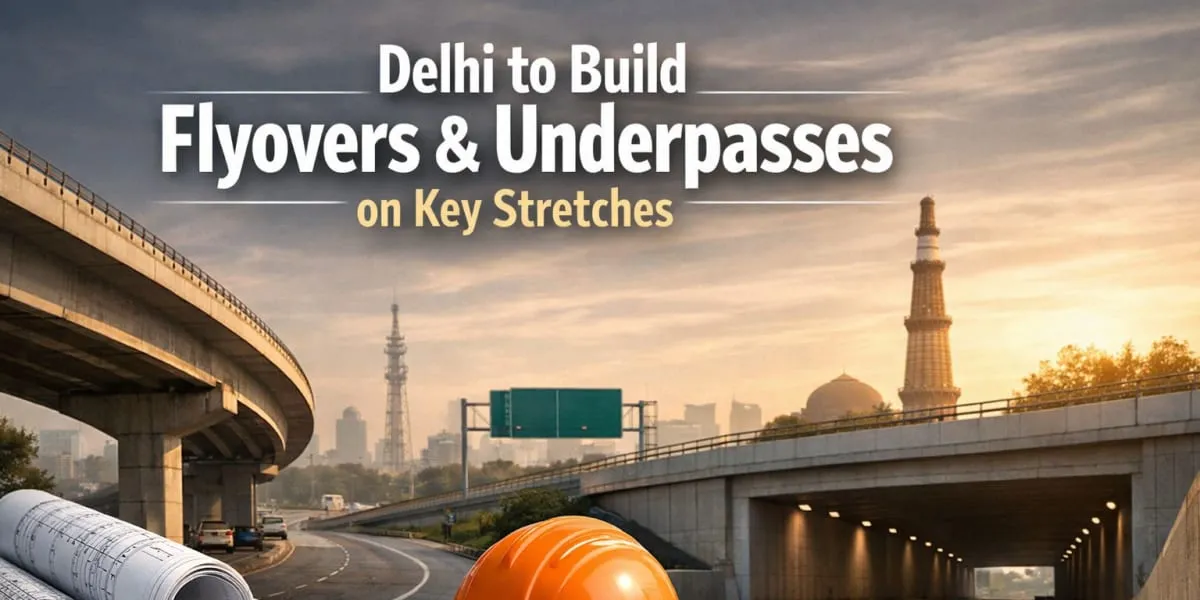 Delhi to Build Flyovers and Underpasses on Key Stretches