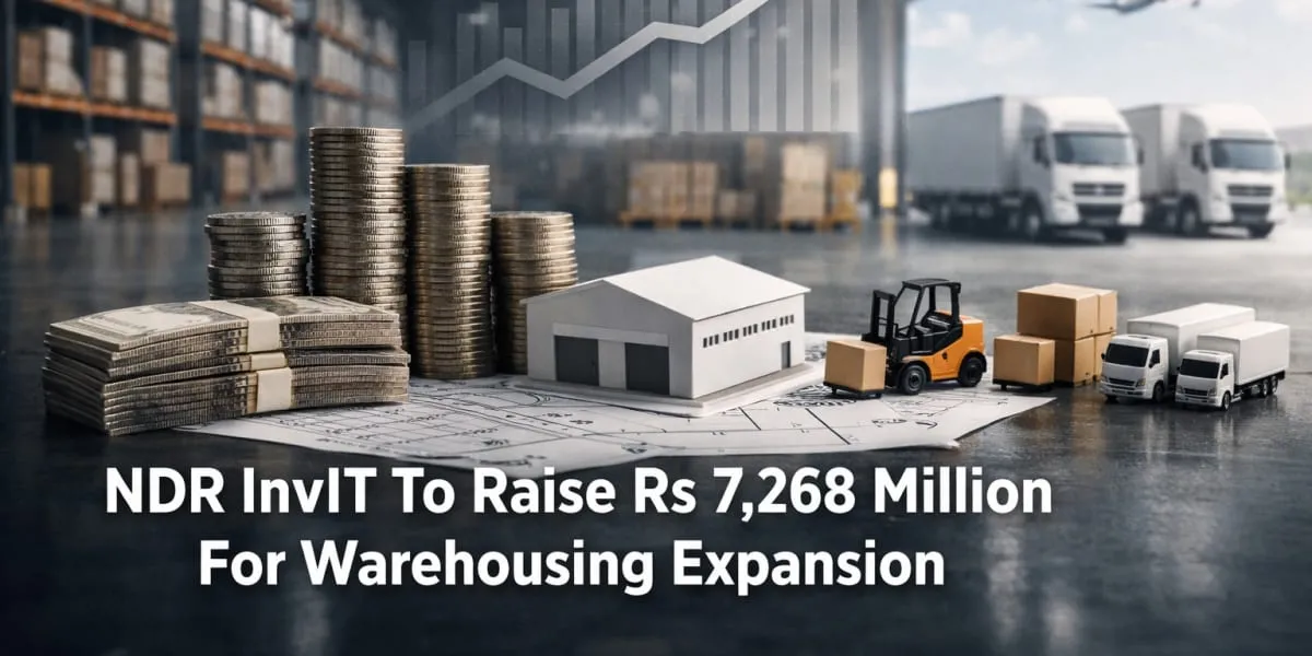 NDR InvIT To Raise Rs 7,268 Million For Warehousing Expansion