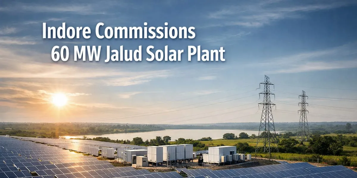 Indore Commissions 60 MW Jalud Solar Plant
