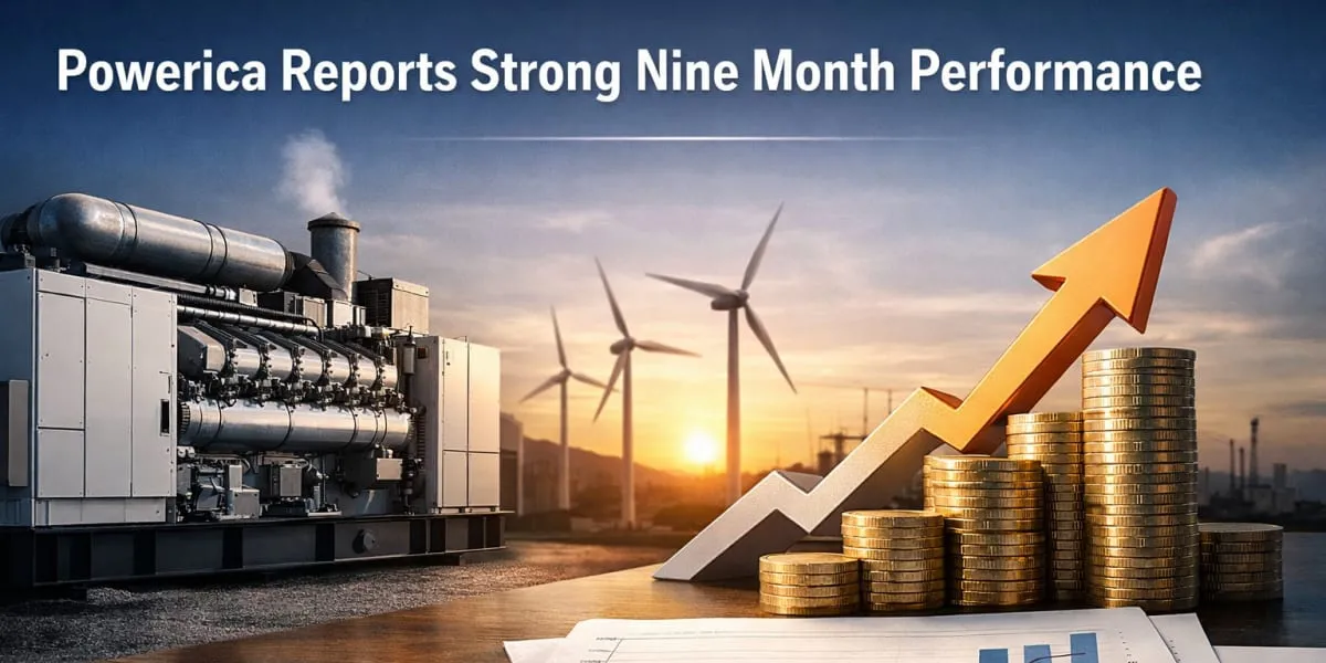 Powerica Reports Strong Nine Month Performance