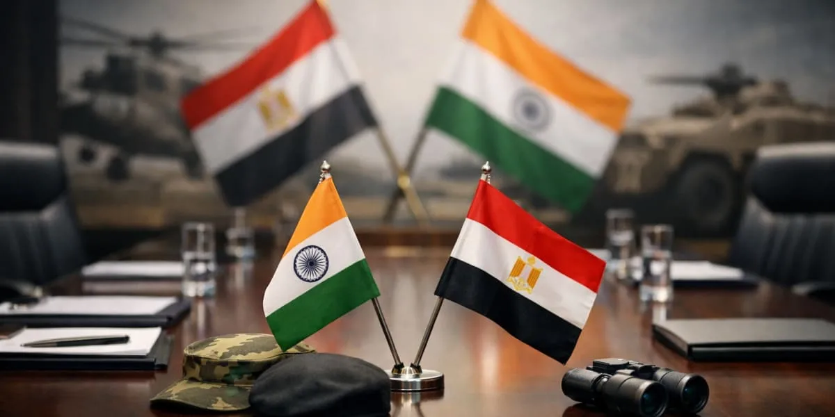 India Egypt Joint Defence Committee Meets in Cairo