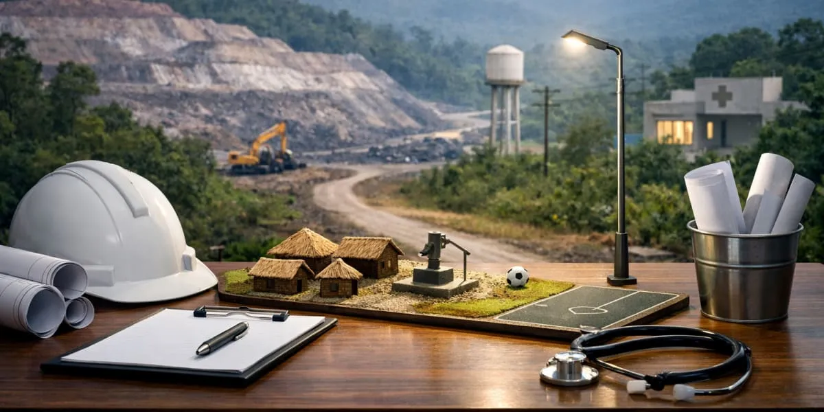 NMDC Leadership Meets Panchayat Heads In Dantewada