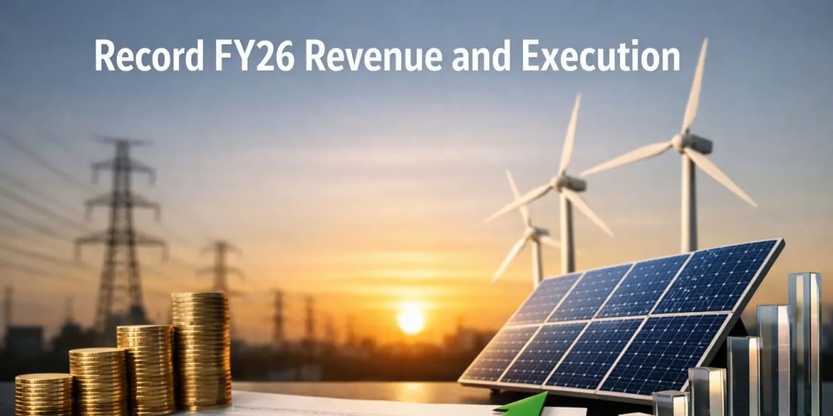 Sterling And Wilson Posts Record FY26 Revenue And Execution