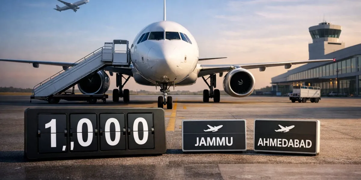 Hisar Airport Hits 1,000 Flights, Jammu And Ahmedabad Launch Set