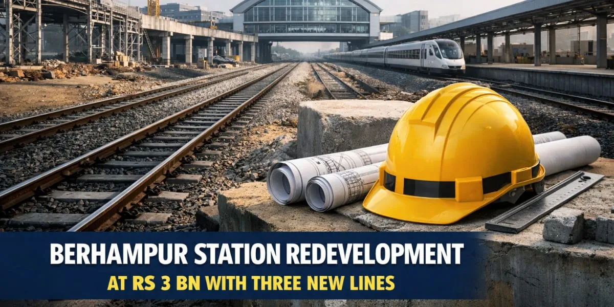 Berhampur Station Redevelopment At Rs 3 bn With Three New Lines
