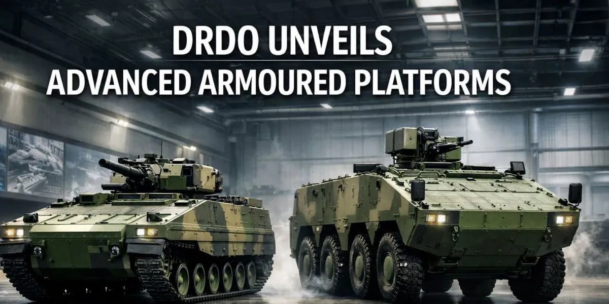 DRDO Unveils Advanced Armoured Platforms