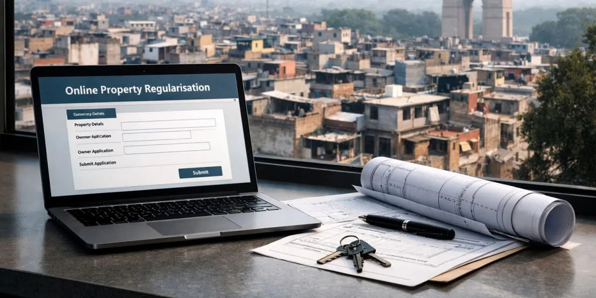 Delhi Begins Online Regularisation Of Unauthorised Colonies