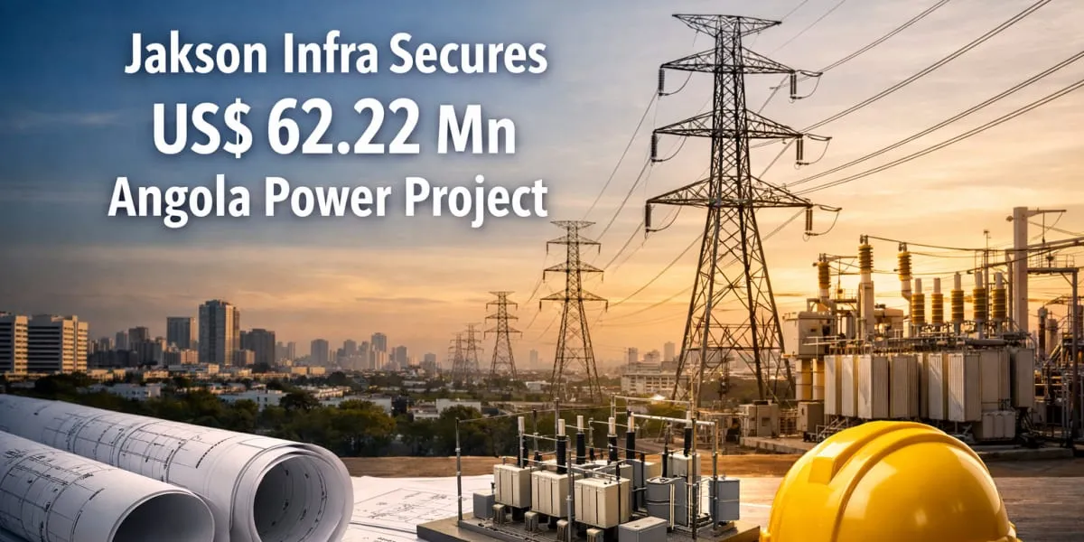 Jakson Infra Secures US$ 62.22 mn Angola Power Project