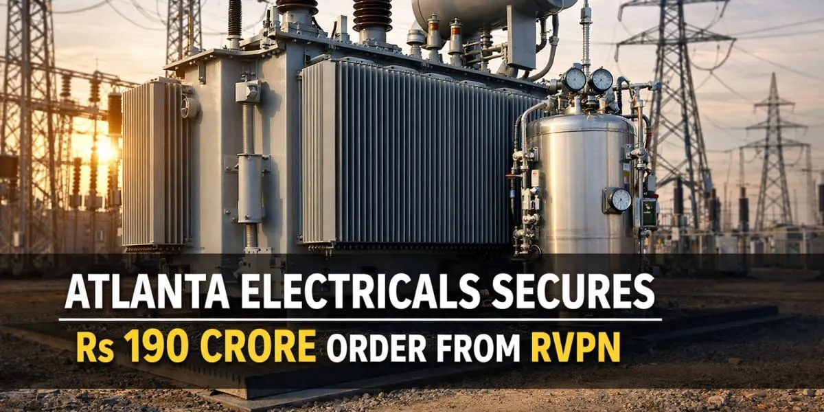 Atlanta Electricals Secures Rs 190 Crore Order From RVPN
