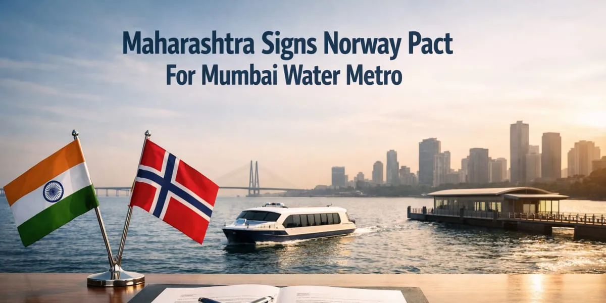 Maharashtra Signs Norway Pact For Mumbai Water Metro