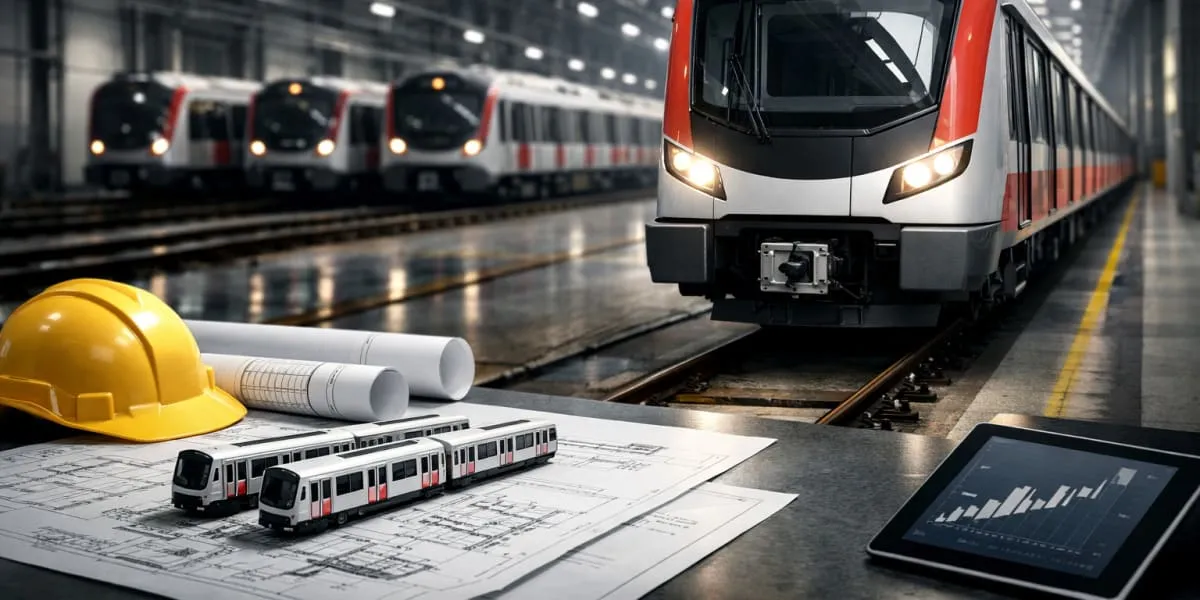 Lucknow Metro To Add Coaches For Line 2 Expansion