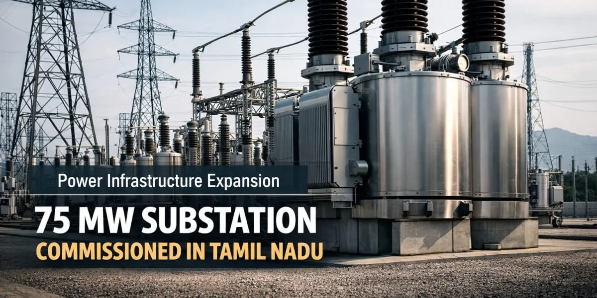 Natrinai Ventures Commissions 75 MW Substation in Tamil Nadu