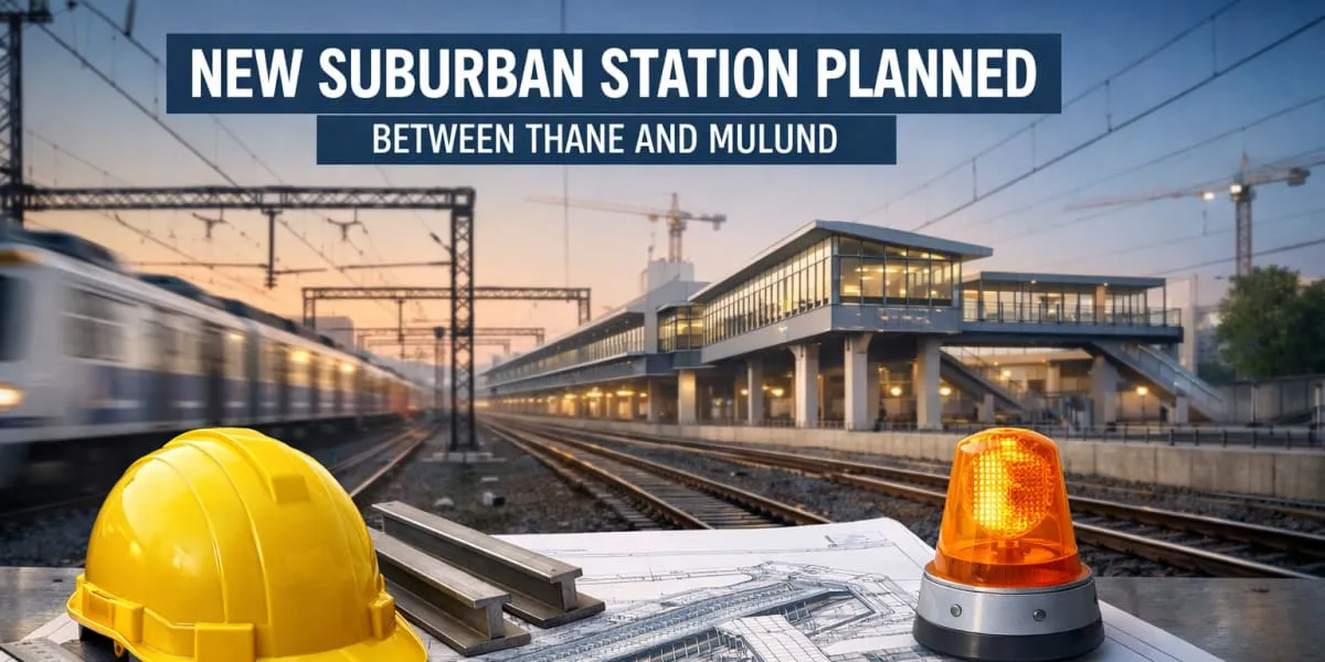 New Suburban Station Planned Between Thane And Mulund