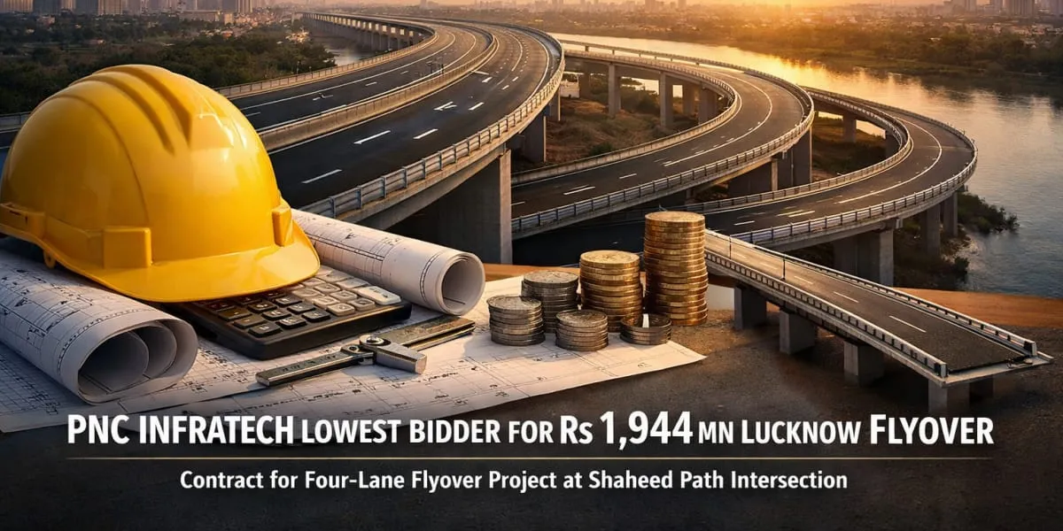 PNC Infratech Lowest Bidder For Rs 1,944 mn Lucknow Flyover