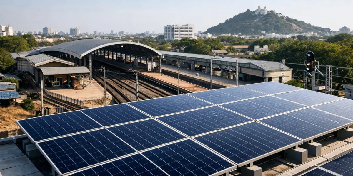 Southern Railway Chennai Division Adds Solar Across Stations