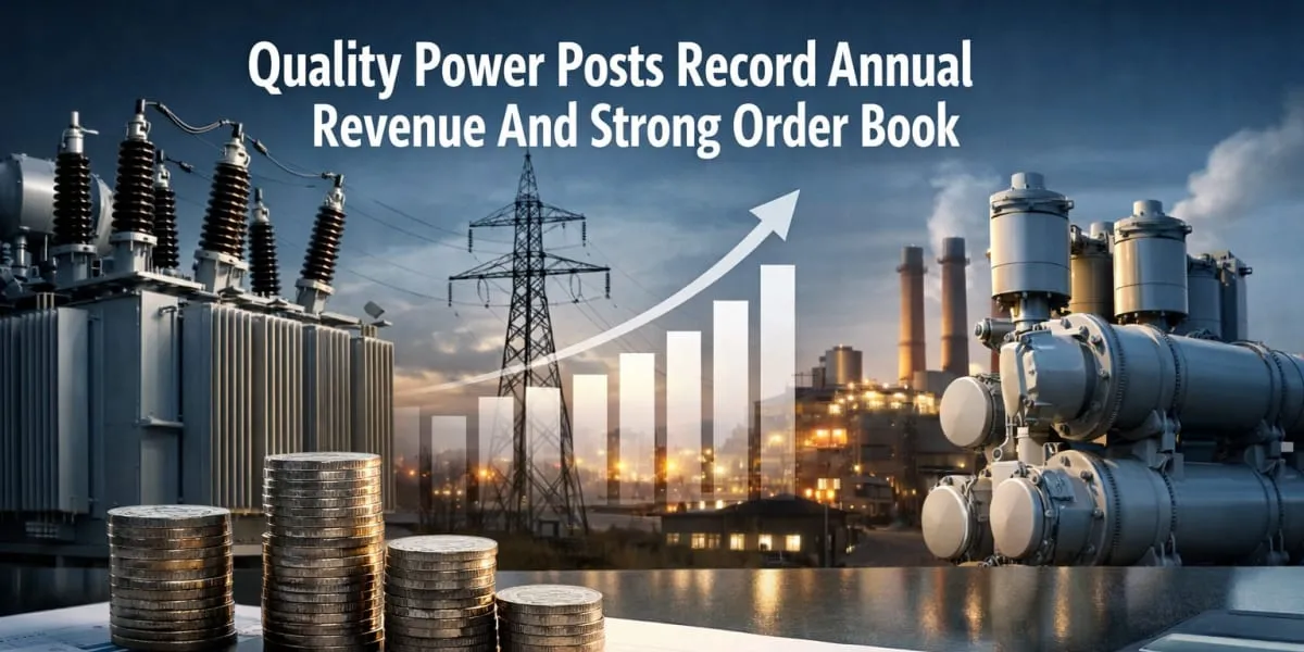 Quality Power Posts Record Annual Revenue And Strong Order Book