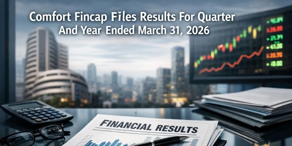 Comfort Fincap Files Results For Quarter And Year Ended March 31 2026