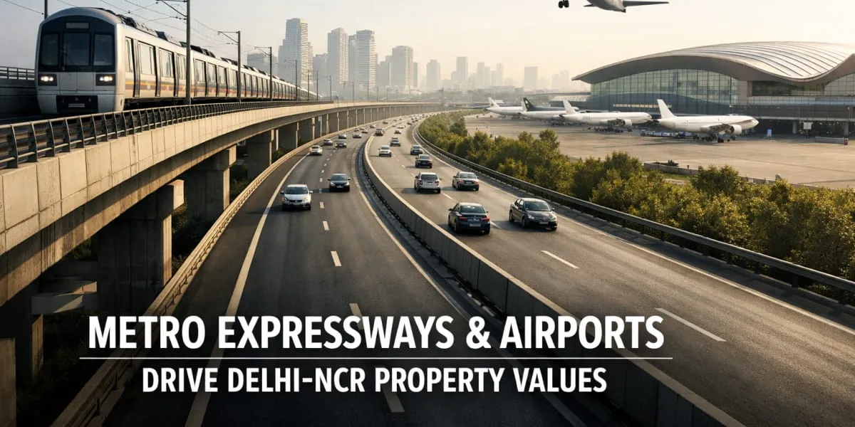 Metro Expressways and Airports Drive Delhi-NCR Property Values