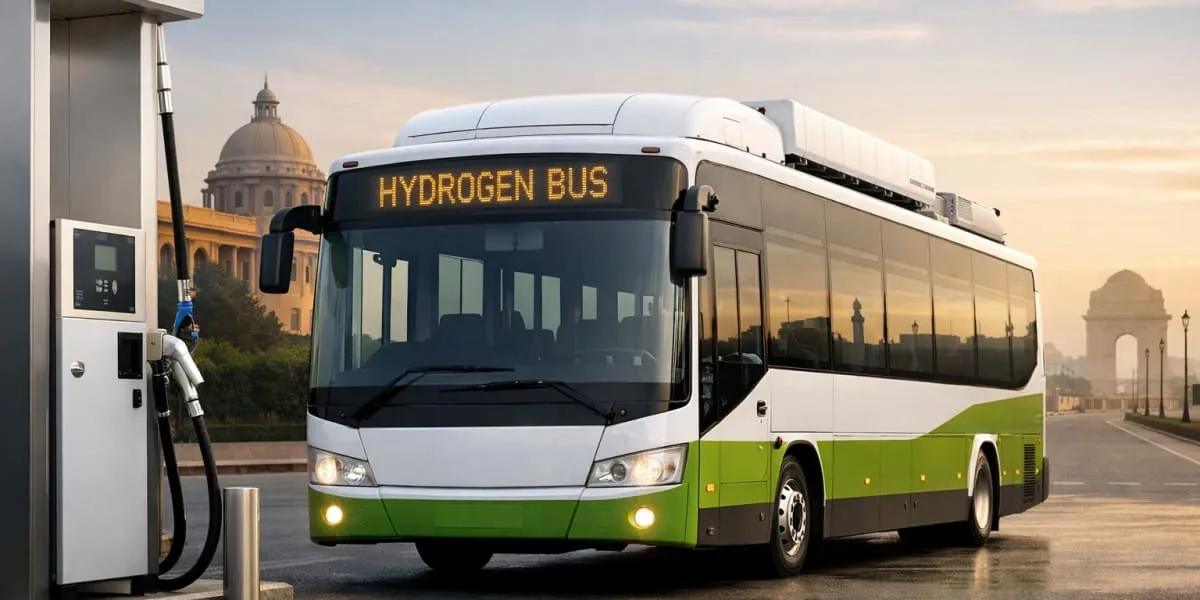 DMRC Launches Hydrogen Shuttle Bus Service in Central Vista