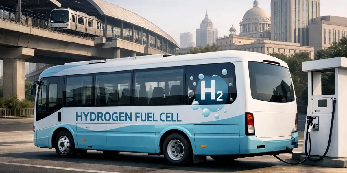 Delhi First Hydrogen Shuttle To Link Metro And Government Offices