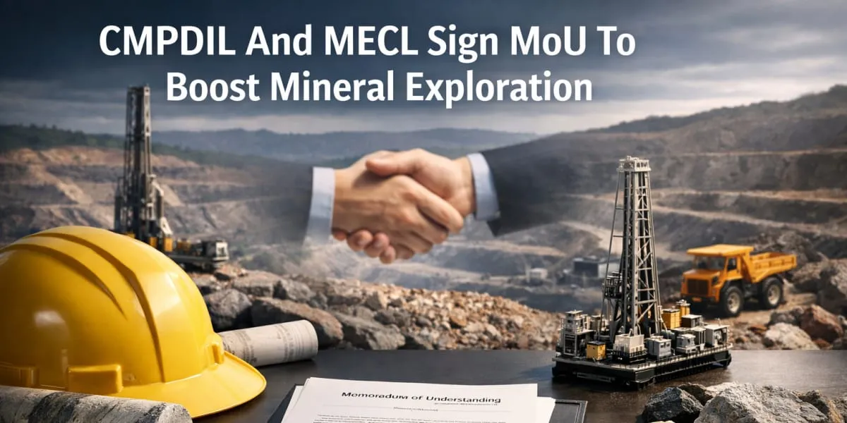CMPDIL And MECL Sign MoU To Boost Mineral Exploration