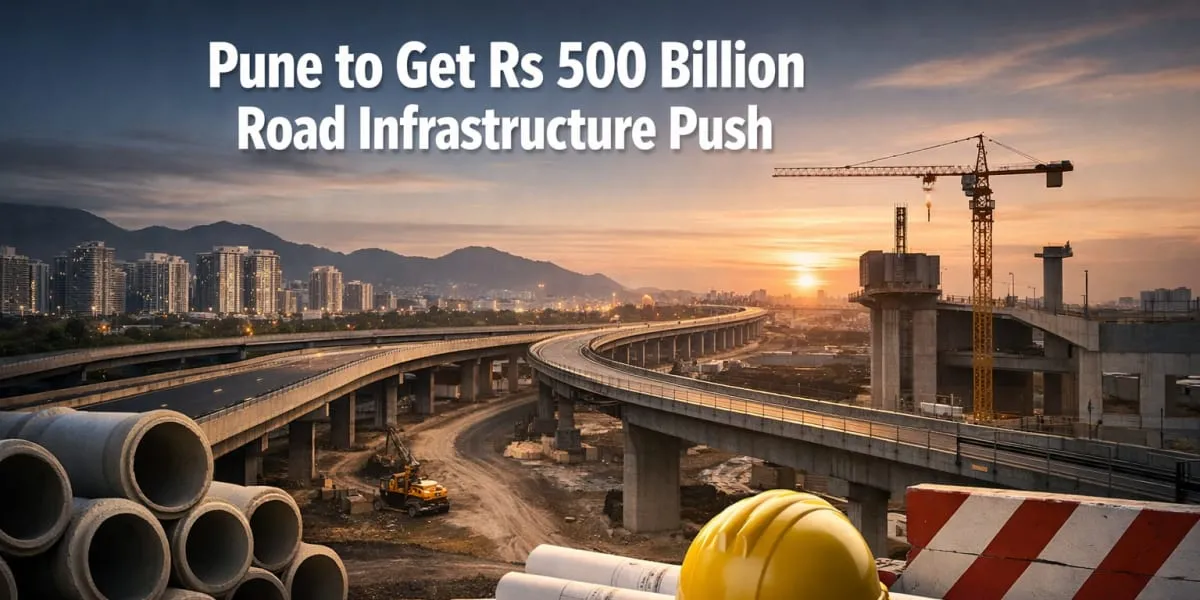 Pune to Get Rs 500 Billion Road Infrastructure Push