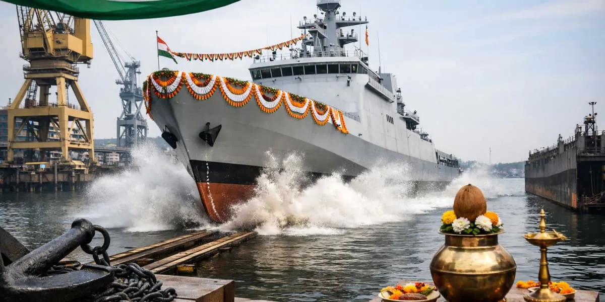 Sanghmitra Yard 3039 Launched At GRSE Kolkata