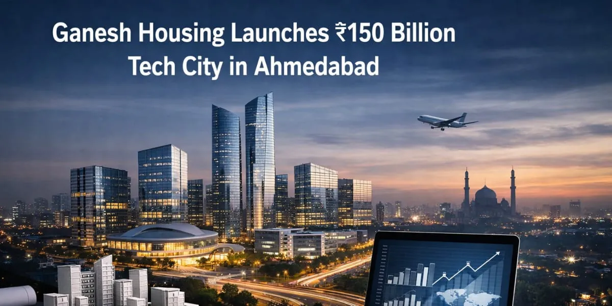 Ganesh Housing Launches Rs 150 Billion Tech City in Ahmedabad