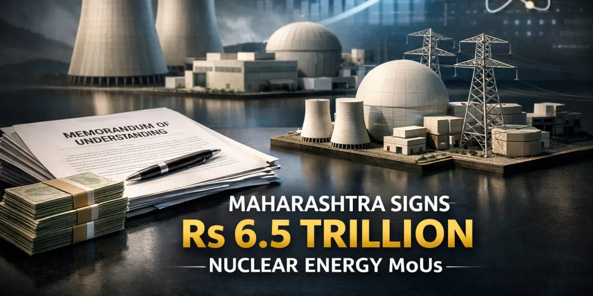 Maharashtra Signs Rs 6.5 Trillion Nuclear Energy MoUs