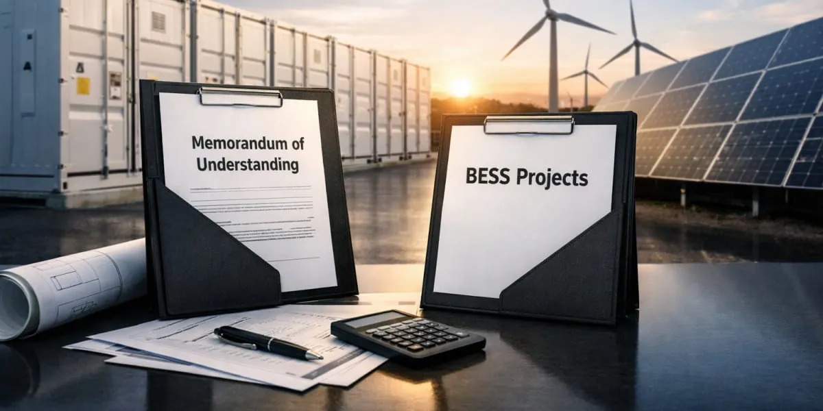 JEM Energy Signs BESS MoUs With Chalukya Power And Pickrenew