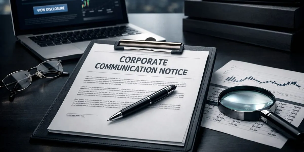 NLC India Corporate Communication Notice