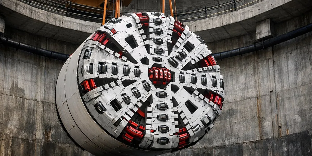 NHSRCL Lowers Cutterhead For Second TBM In Navi Mumbai